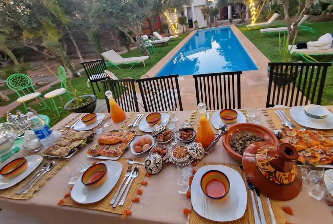 Manzal Lahbab, 2Villas 2Bungalows 2Piscines Et Jardins Ouled Jelal Eksteriør billede