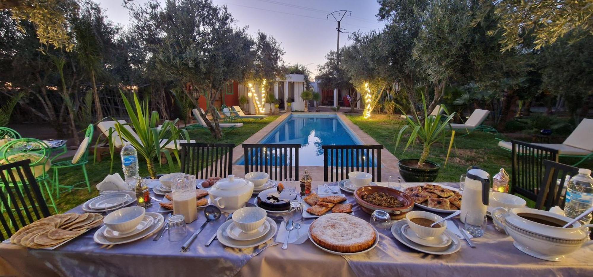 Manzal Lahbab, 2Villas 2Bungalows 2Piscines Et Jardins Ouled Jelal Eksteriør billede